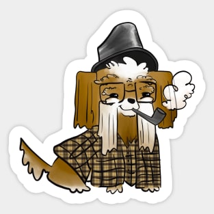 Grandpa Shih Tzu Sticker